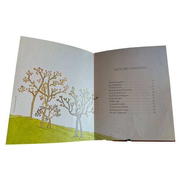 CHANSONS DE FRANCE Illustrated book French language - Picture 8 of 8